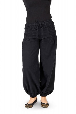Unisex long baggy plain trousers