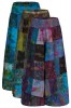 Tie dye patchwork palazzo trousers