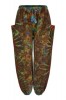 Corduroy tie dye baggy trousers - Green colour only