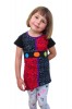 Children black and red dress