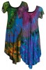 Tie dye dress with sleeves