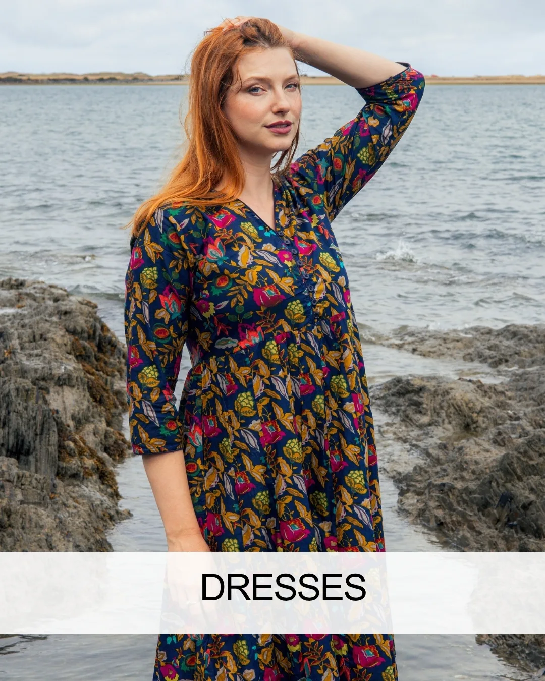 bohemian style dresses uk Wicked Dragon Clothing Lavender Sheer Heart Dot tea length linen dress Boho summer dress with COLOR:Blue Gingham Floral dress