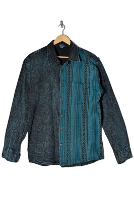 Revived blue stonewash shirt