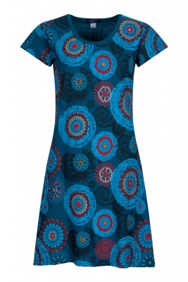 Mandala print short sleeve dress - last few left