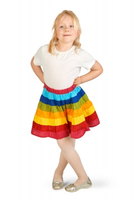 Children rainbow skirt