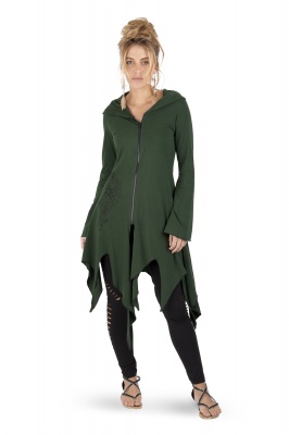 Pointy pixie jacket with hood