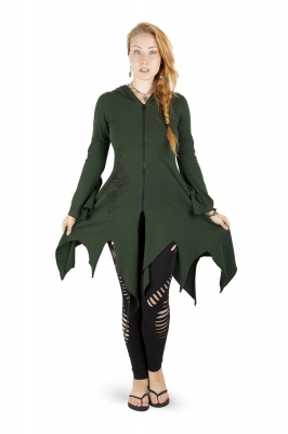 Pointy pixie jacket with hood