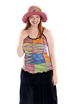 frilly vest tops