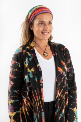 Rainbow hippie headband / bandana