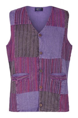 Mens patchwork waistcoat