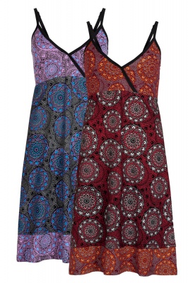Mandala print strappy dress - S/M only