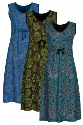 Mandala print sleeveless dress - last few left