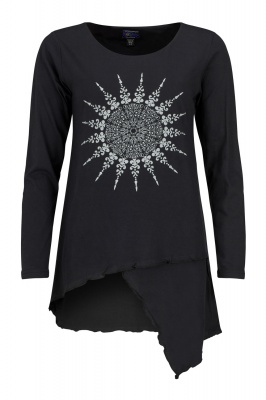 Long sleeve top with star print
