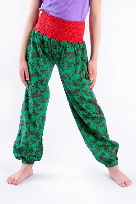 Children dragonfly print trousers