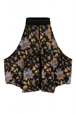 Floral palazzo trousers with pockets - last few left