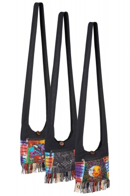 Small over the shoulder hippie bag