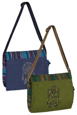 Wicked Dragon Clothing Rainbow dreamcatcher satchel bag