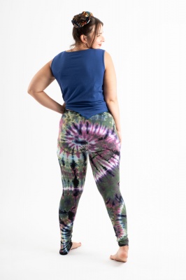 Tie dye hippie leggings