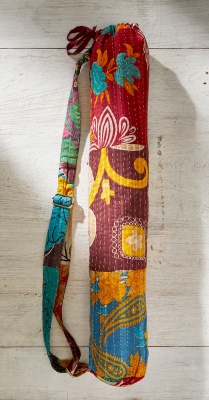 Vintage Kantha Yoga Mat Bag