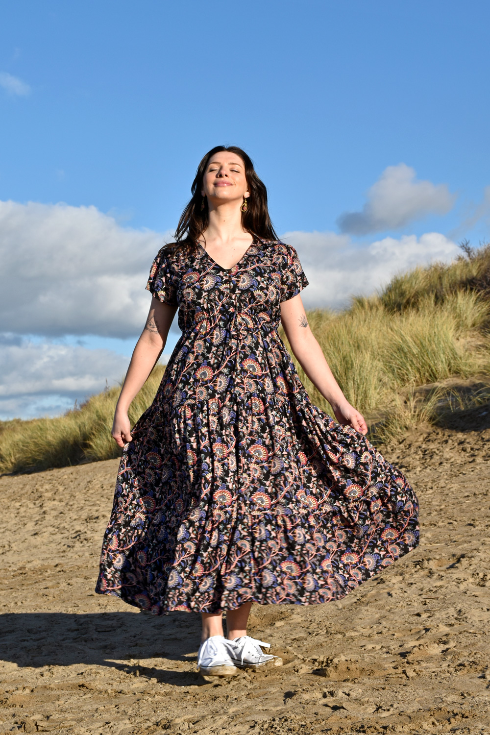 Wicked Dragon Clothing - Layla empire maxi dress