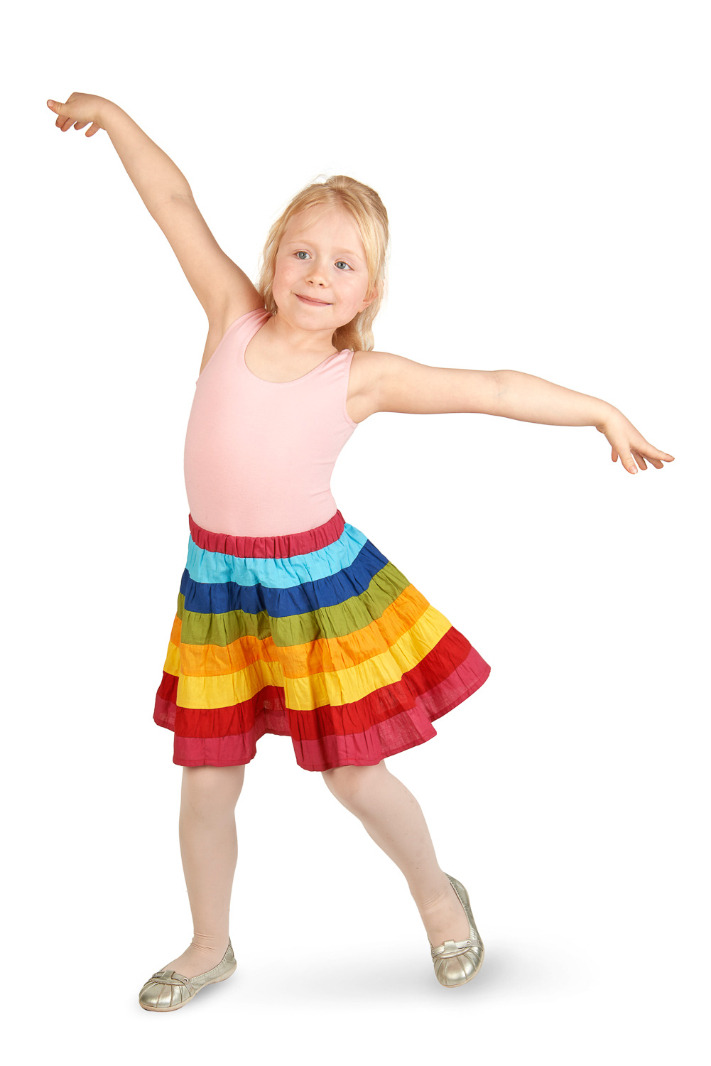 Children rainbow skirt