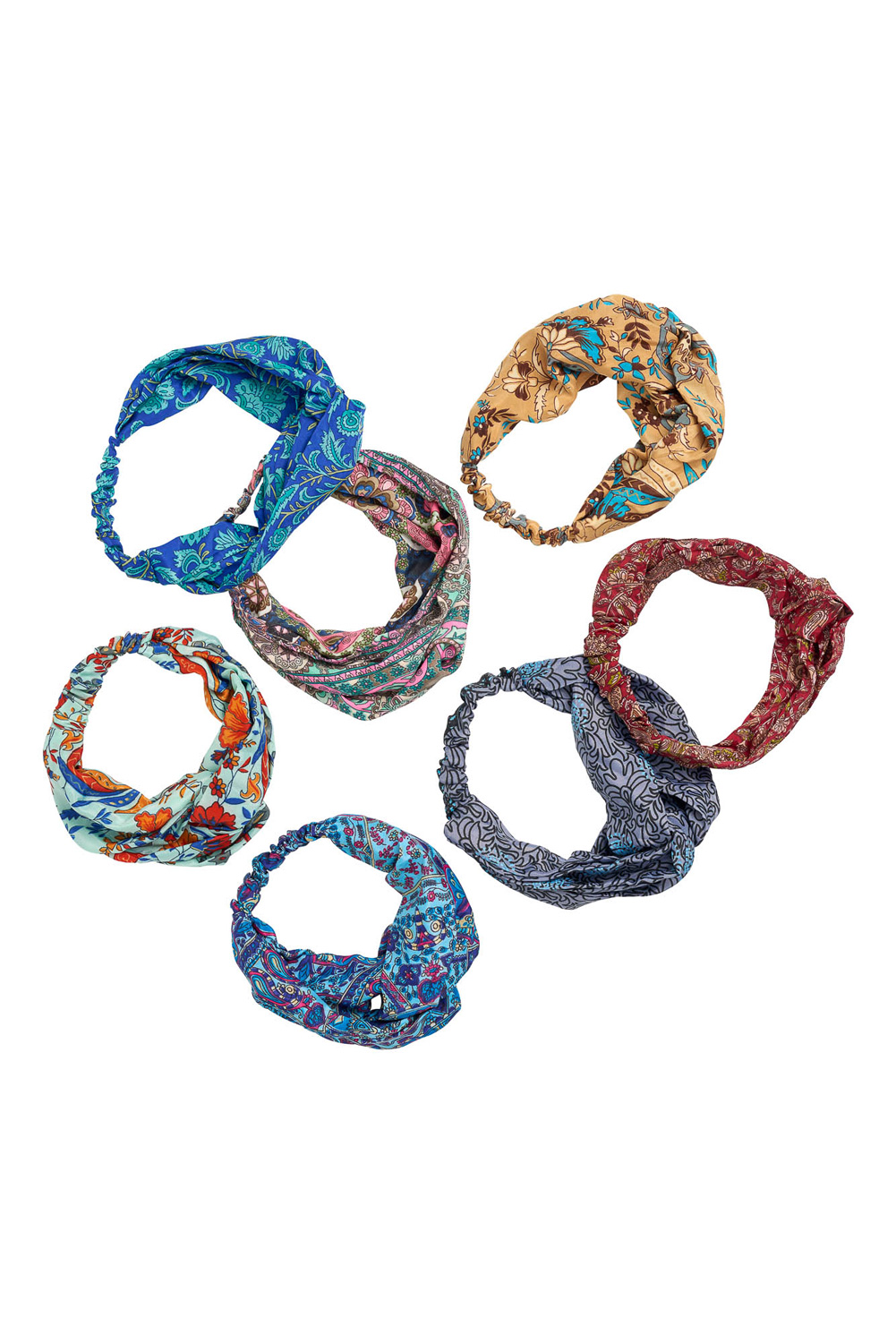 Colourful twist knot headband - Assorted colours