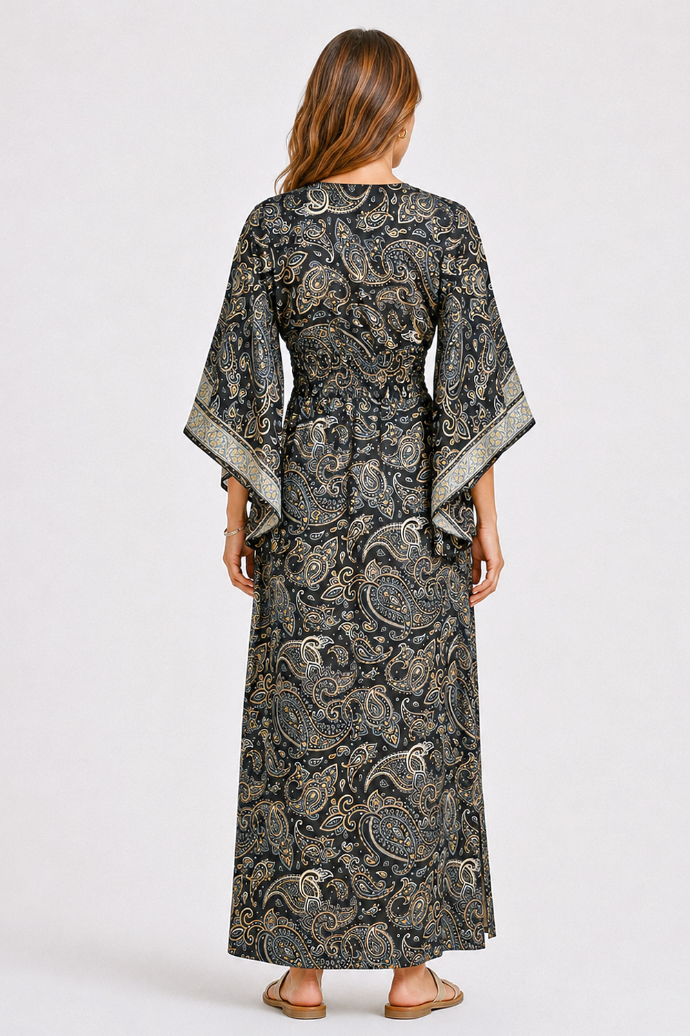Wicked Dragon Clothing - Sofia Midnight Kaftan Dress | Black