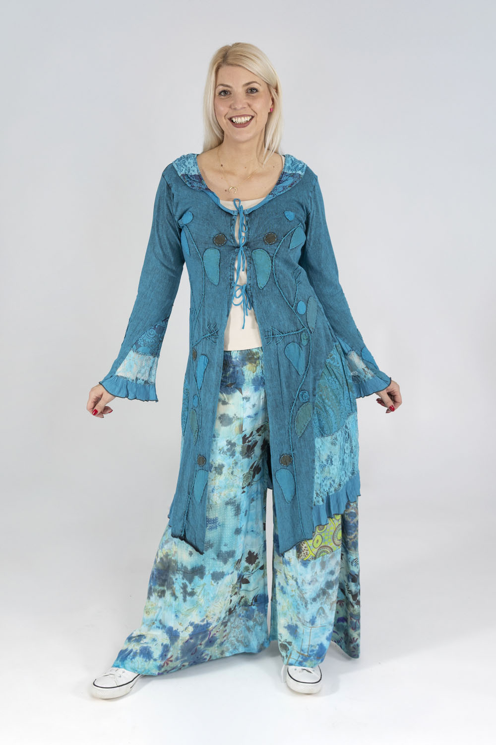 Wicked Dragon Clothing - Savannah Patchwork Palazzos with Pockets ...