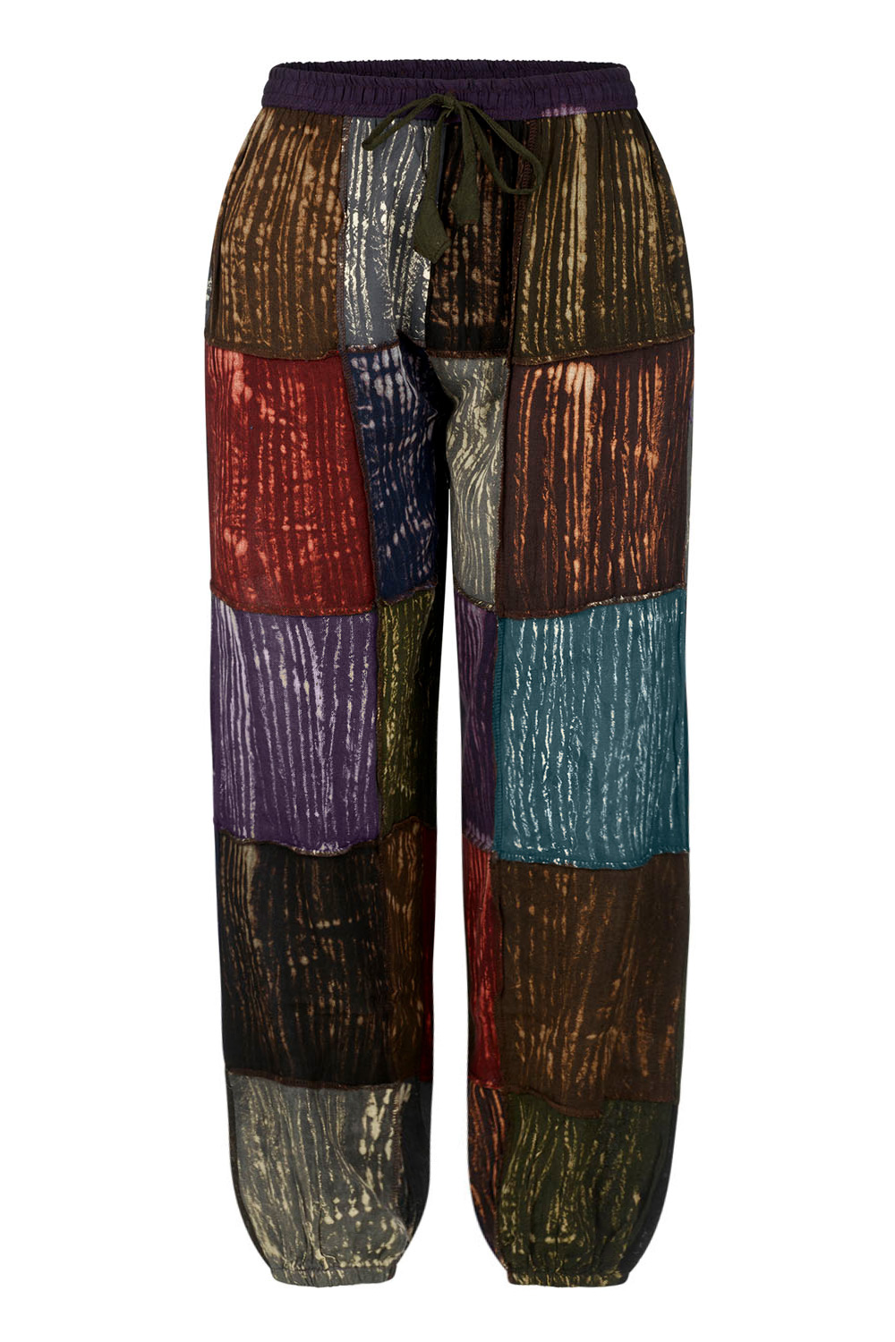 Wicked Dragon Clothing - Mulberry patchwork trousers