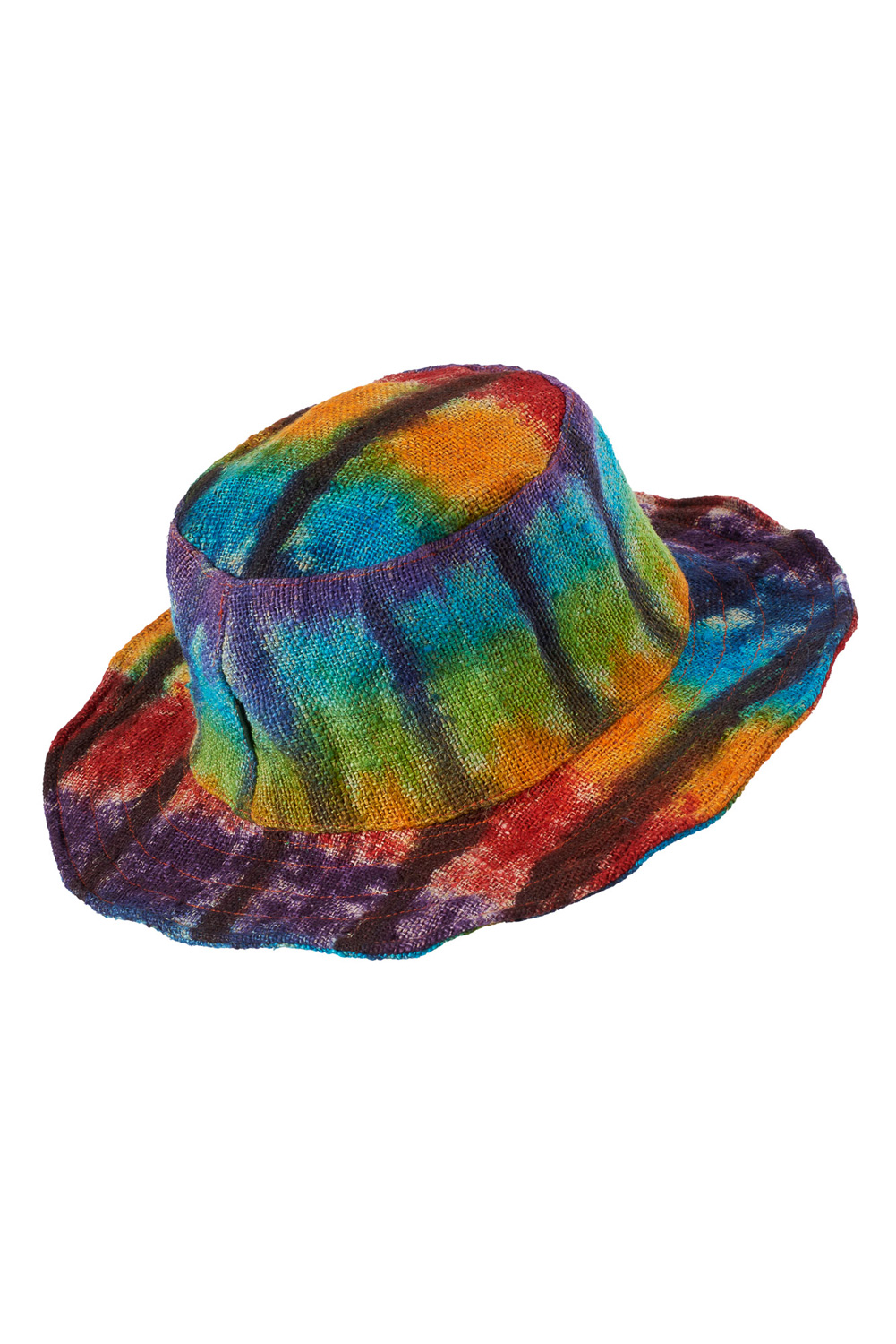 Hemp Blue Tie Dye Bucket Hat