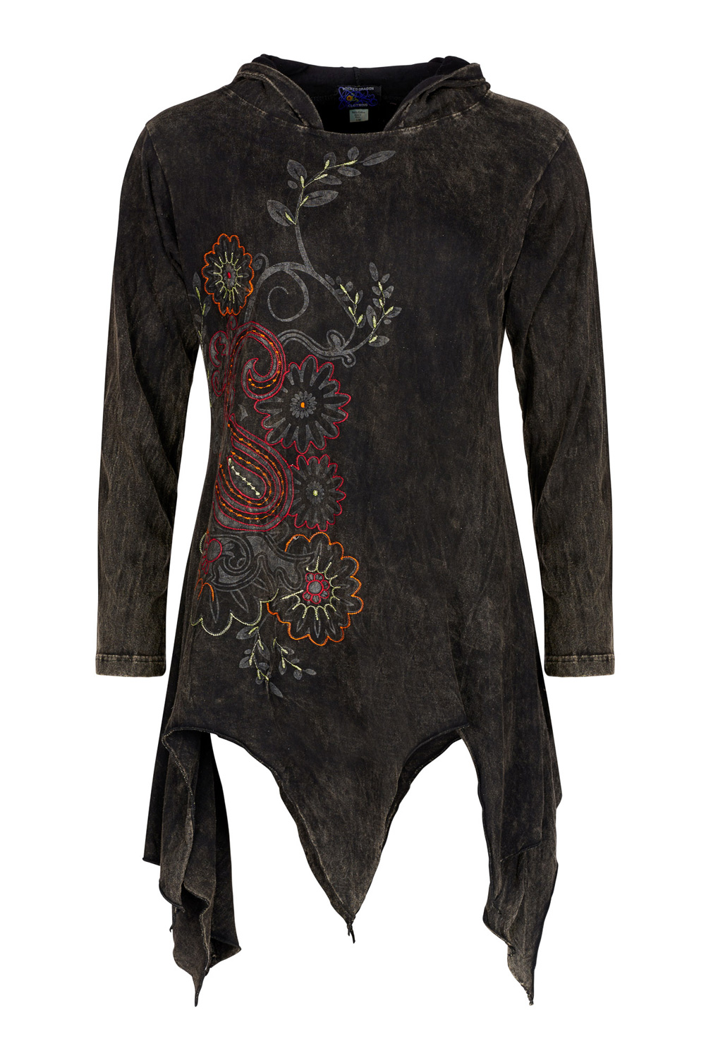 Wicked Dragon Clothing Arwen hooded pixie top