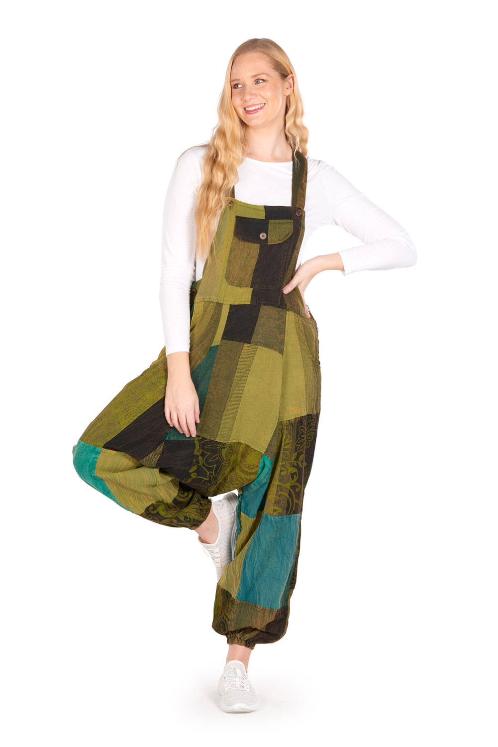 Wicked Dragon Clothing - Woodstock harem dungarees up to