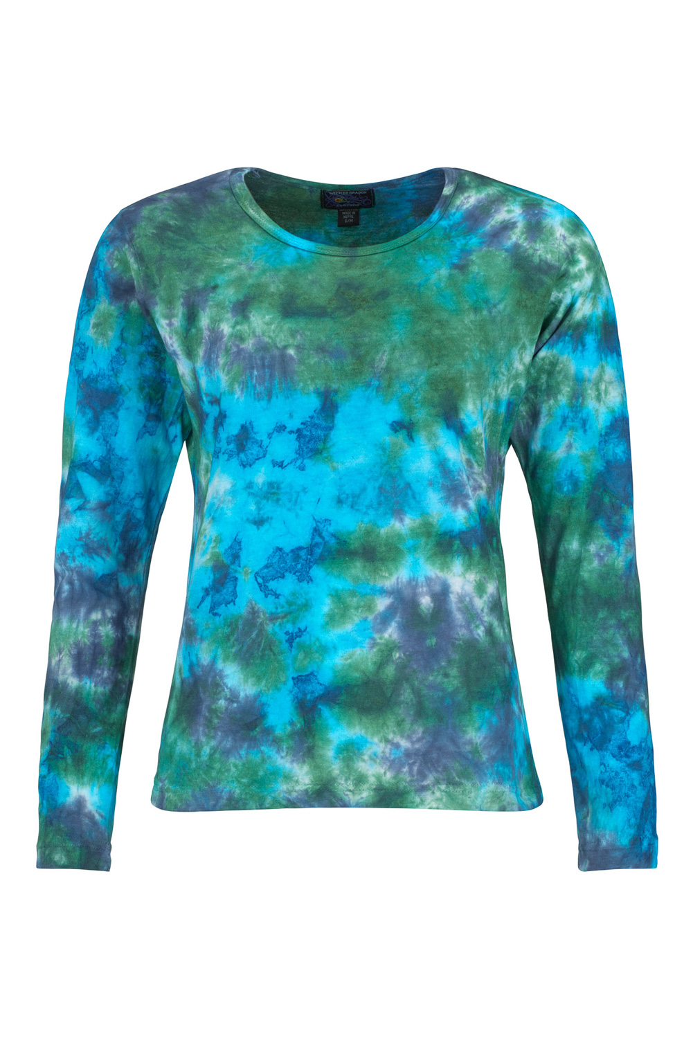 Wicked Dragon Clothing - Tie dye long sleeve hippe top