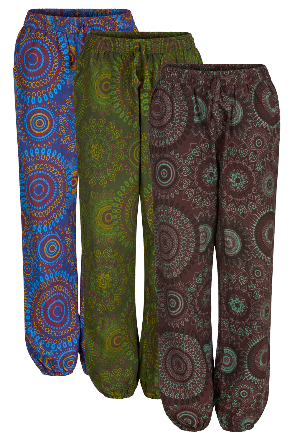 Mandala print baggy trousers