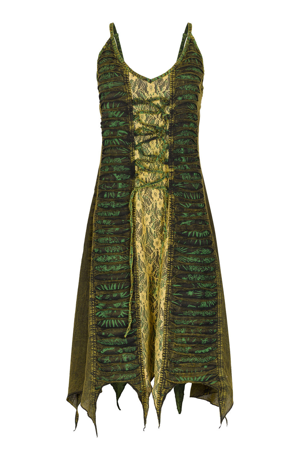 Wicked Dragon Clothing - Nirvana razor and lace pixie dress