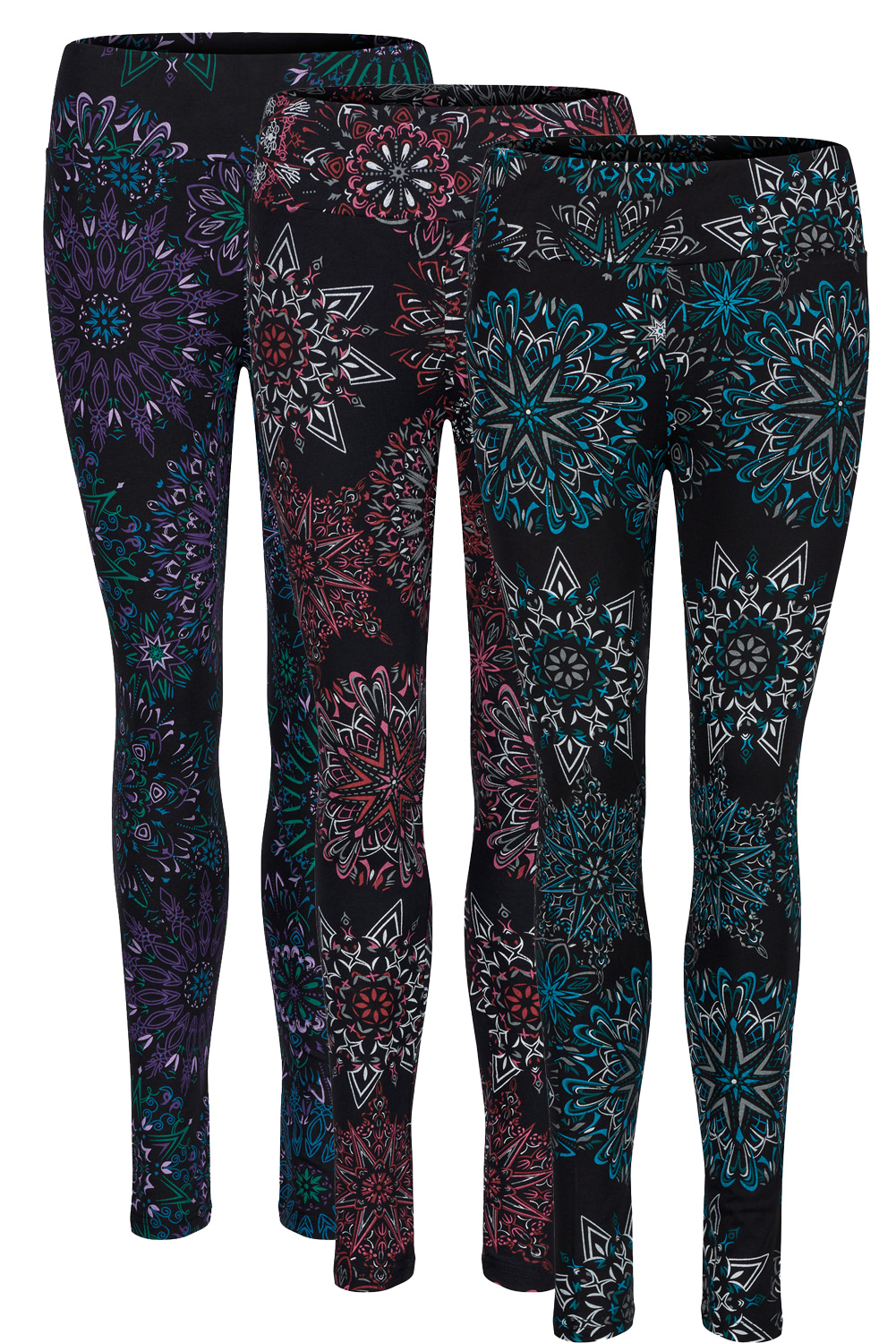 Wicked Dragon Clothing - Cosmic mandala print long leggings