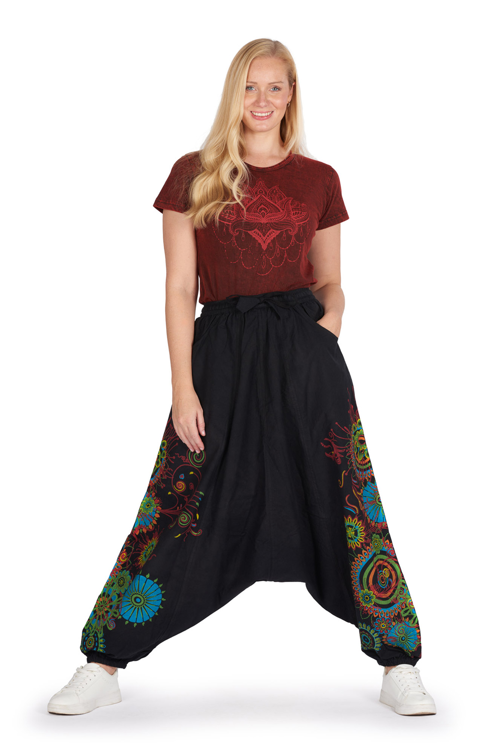TUCK FRONT HAREM PANT ORDER OF DISORDER LOUNGE