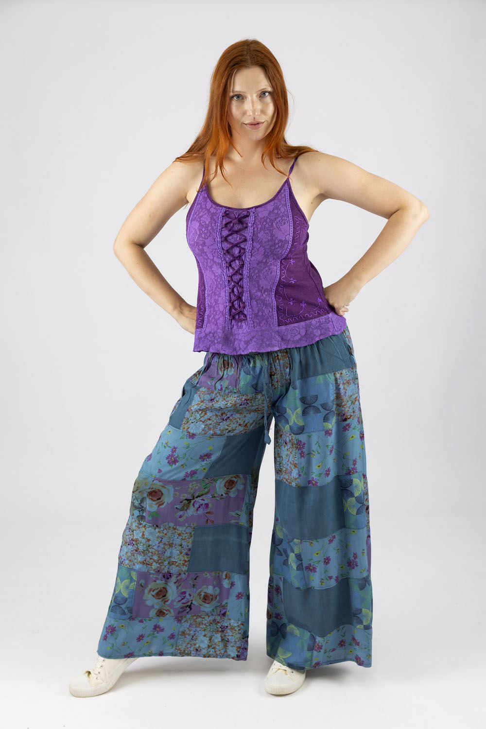 Embroidery Patchwork Trousers/TODAYFUL12510701 - Select Shop