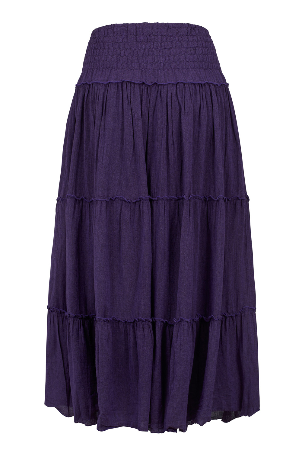 Wicked Dragon Clothing - Tiered maxi skirt with pockets