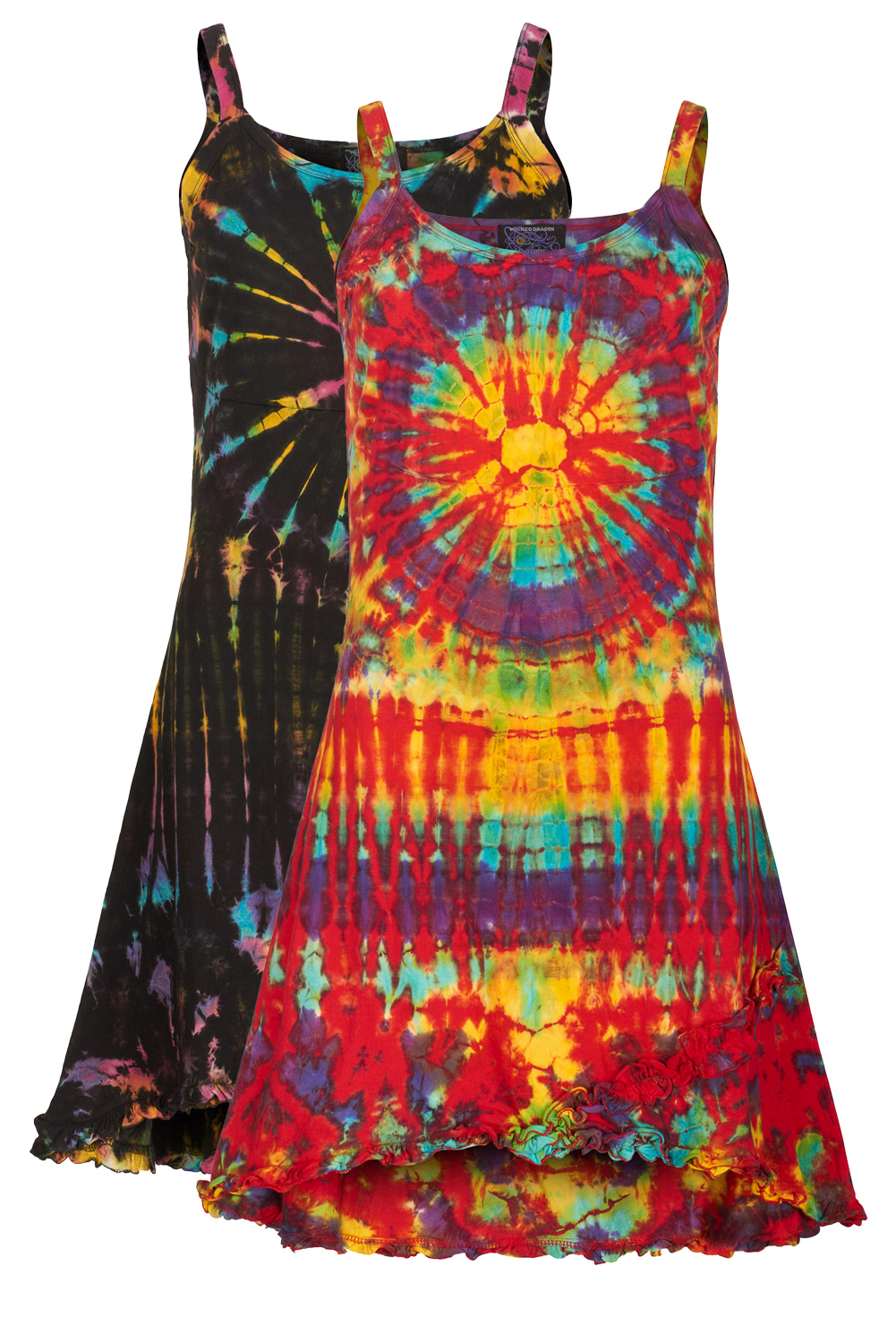 Wicked Dragon Clothing - Strappy tie dye dress