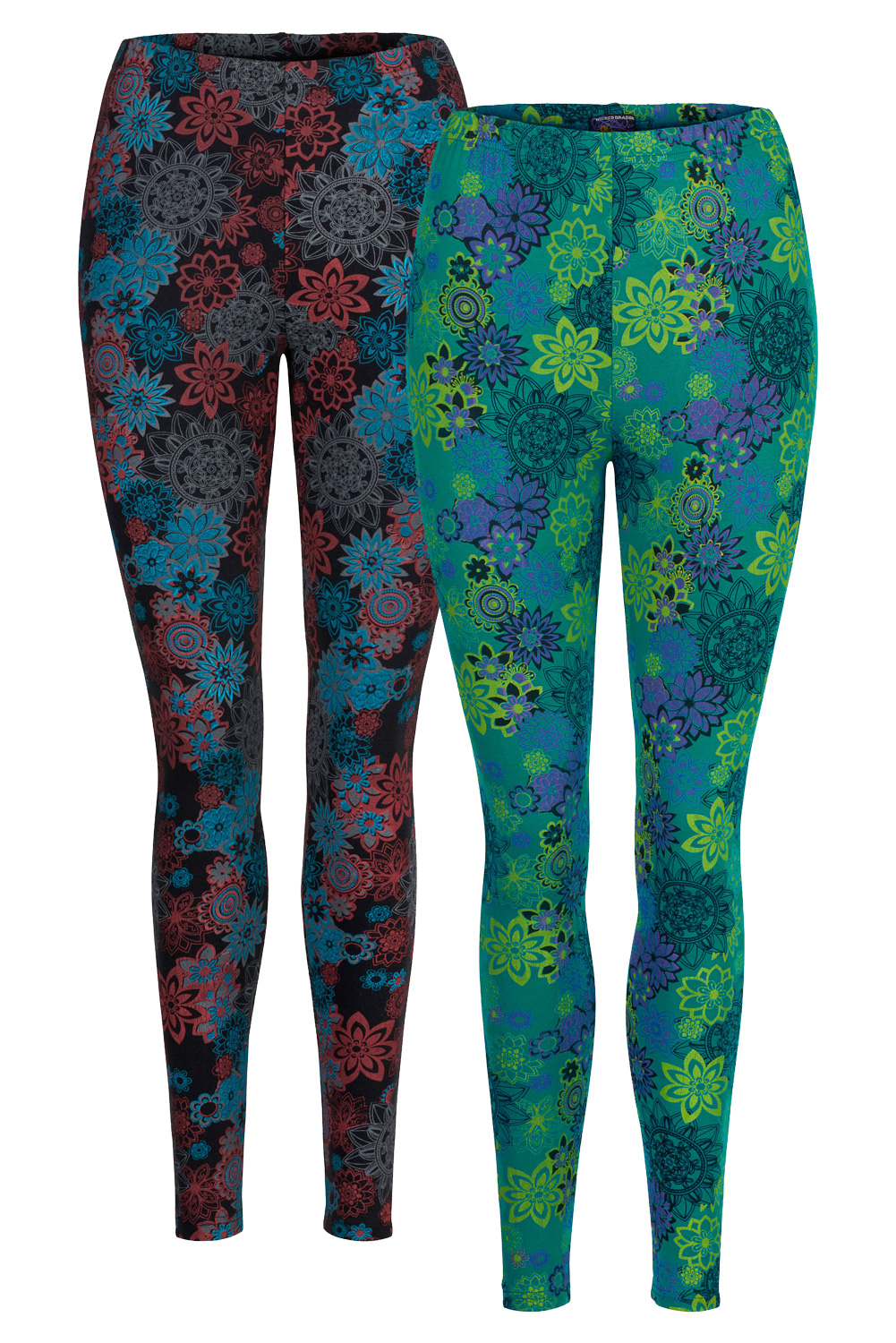 Wicked Dragon Clothing - Floral print leggings