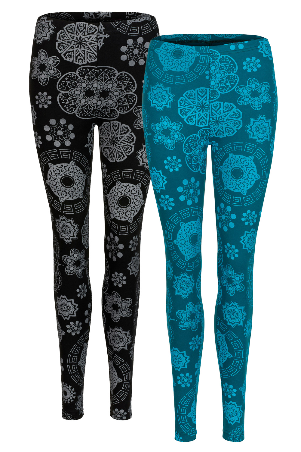 Geometric mandala leggings