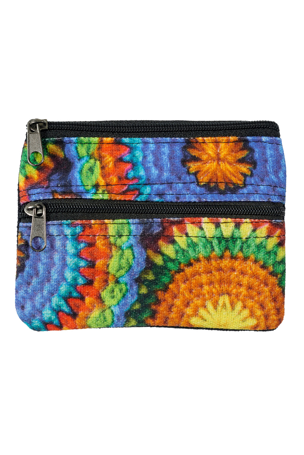 Rainbow screen printed coin purse