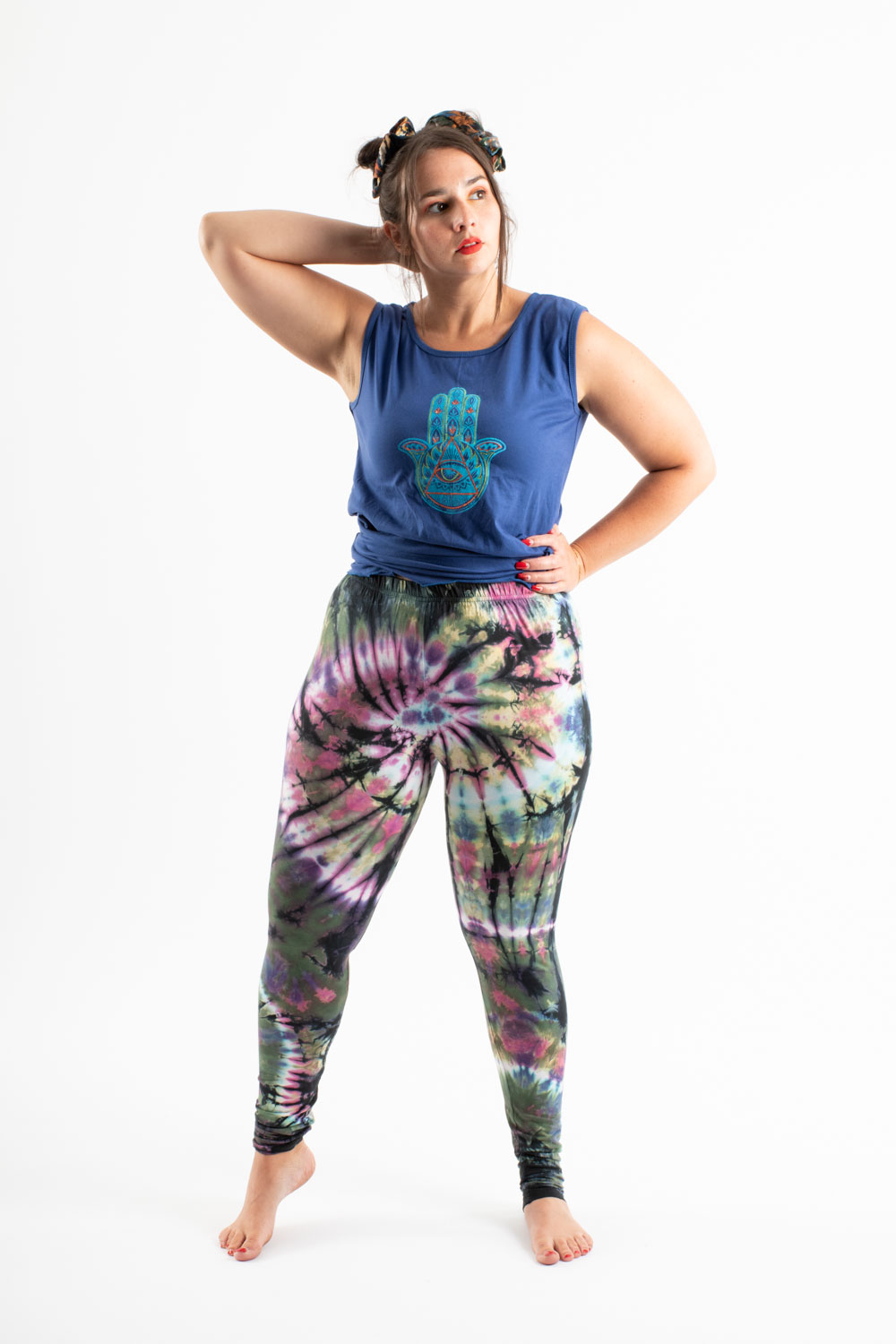 Wicked Dragon Clothing - Tie dye hippie leggings